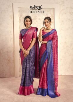 Rajpath Celo Fancy Dola Foily Silk Saree