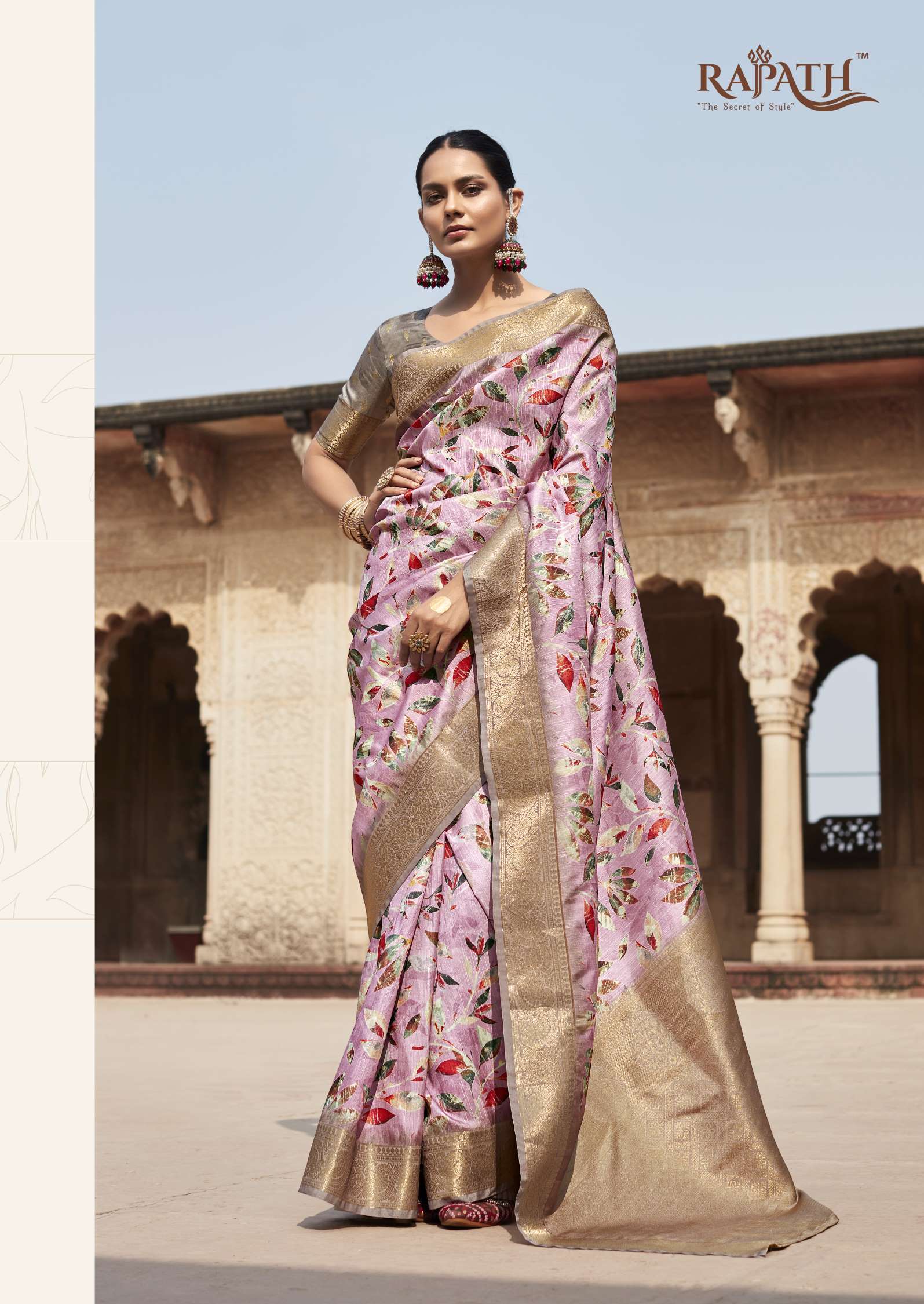 Rajpath Kavya Wedding Wear Jacquard Handloom Silk Saree