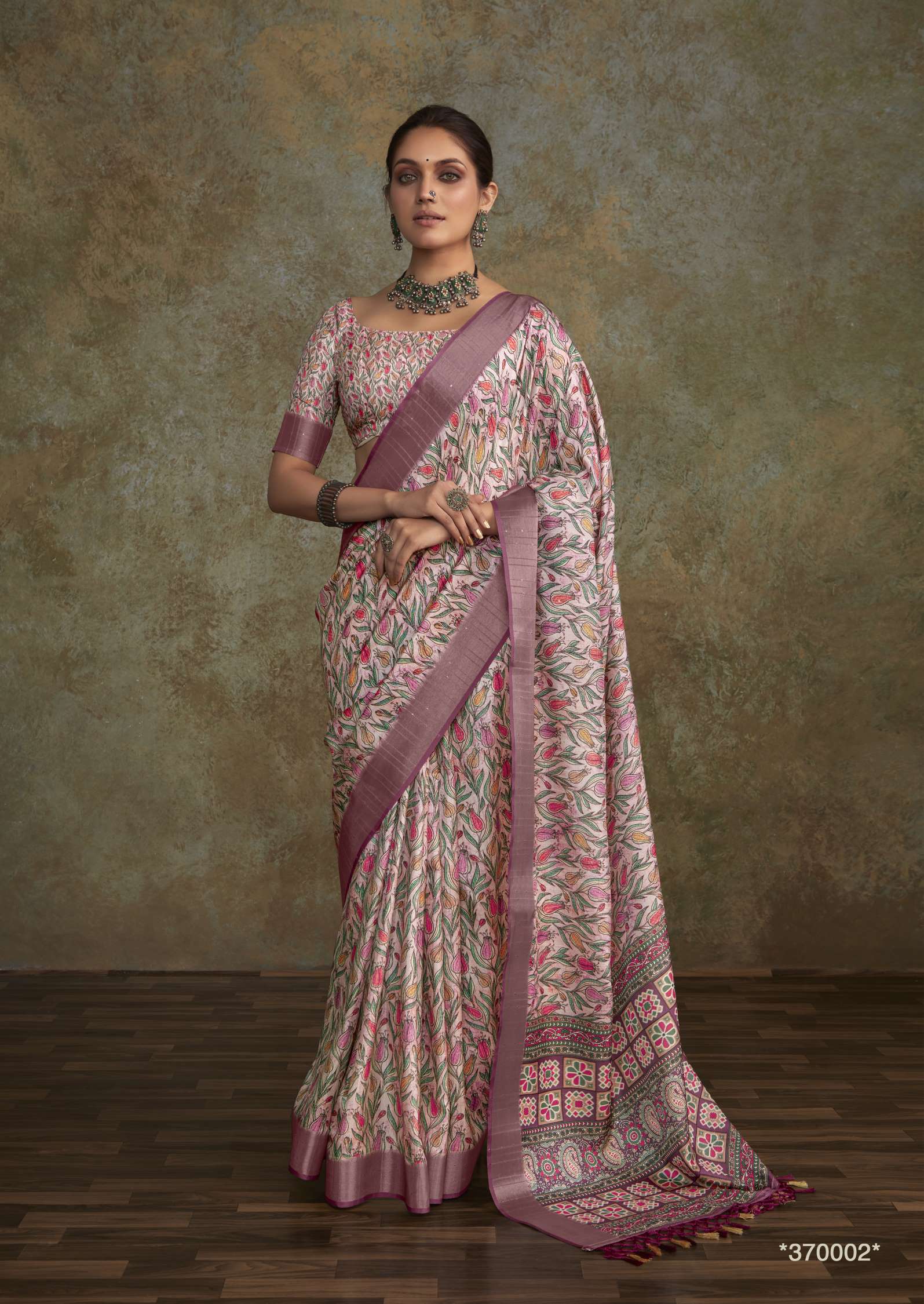 Rajpath Ritika Designer Printed Handloom Silk Saree