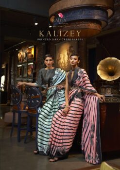 Rajtex Kalizey Japan Satin Crepe Printed Sarees