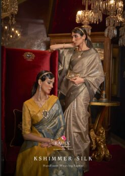 Rajtex Kshimmer Handloom Zari Weaving Silk Sarees