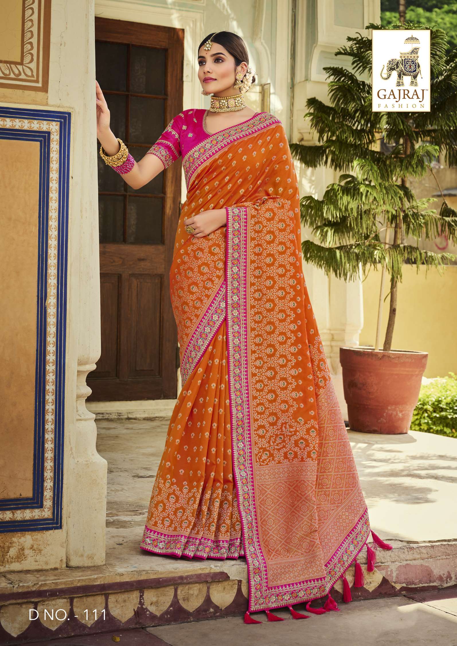 Sumshy Latest Wedding Wear Designer Silk Saree Online