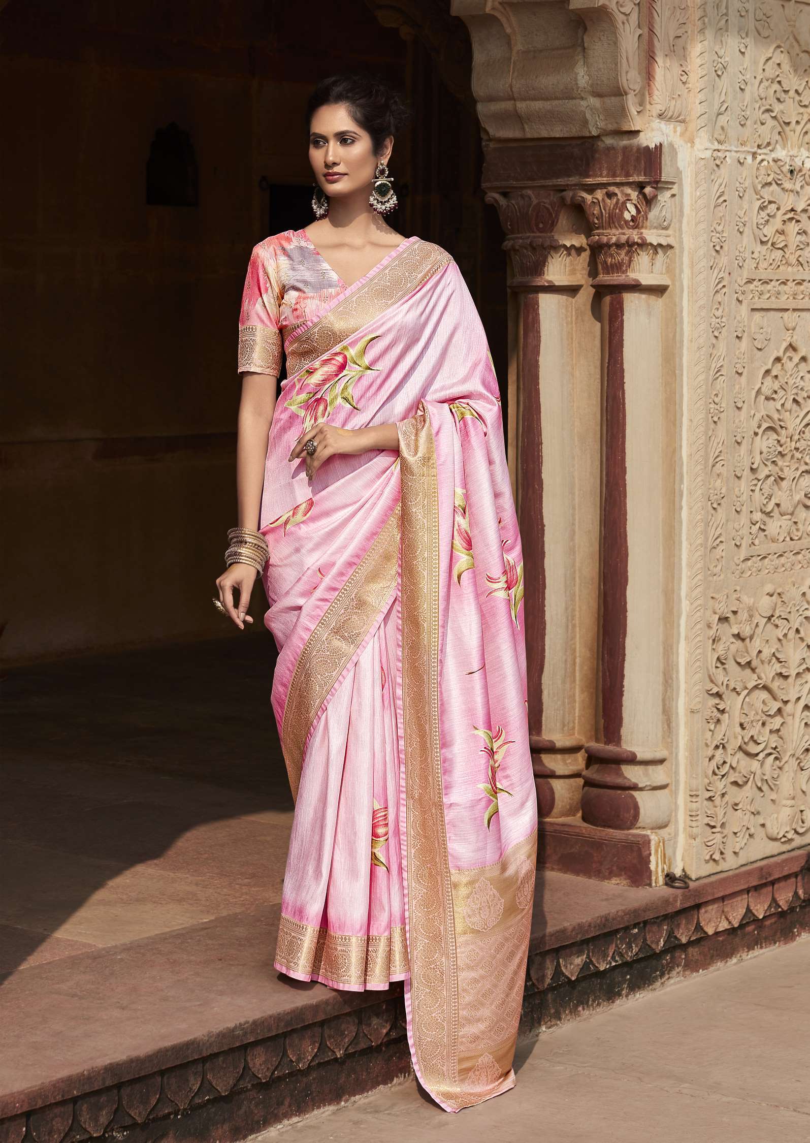 Rajpath Kavya Wedding Wear Jacquard Handloom Silk Saree