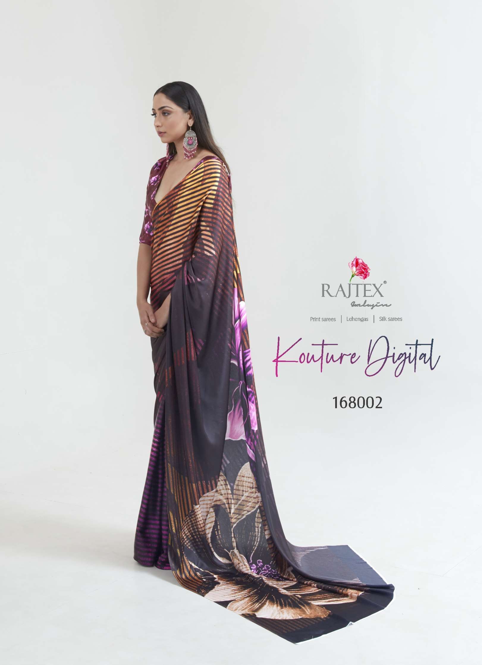 Rajtex Kouture Digital Printed Edition Silk Saree