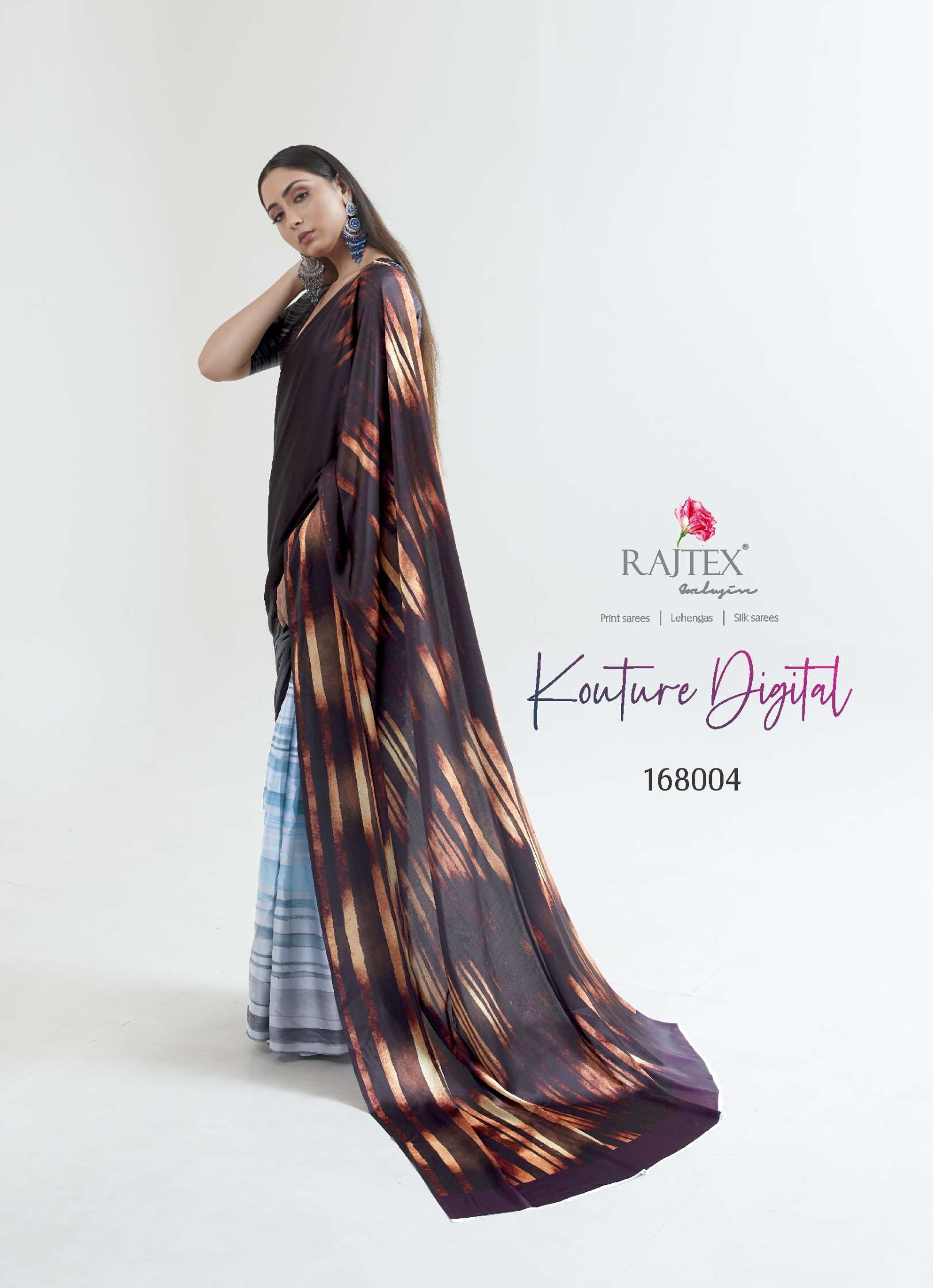 Rajtex Kouture Digital Printed Edition Silk Saree