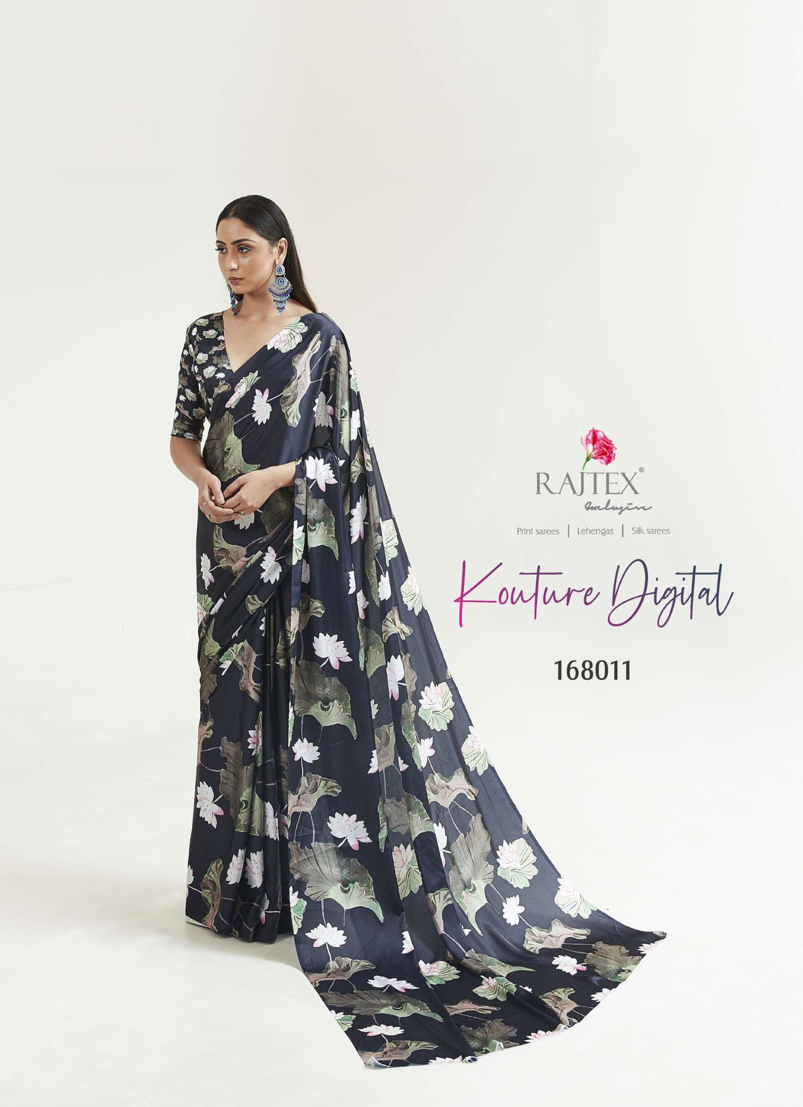 Rajtex Kouture Digital Printed Edition Silk Saree