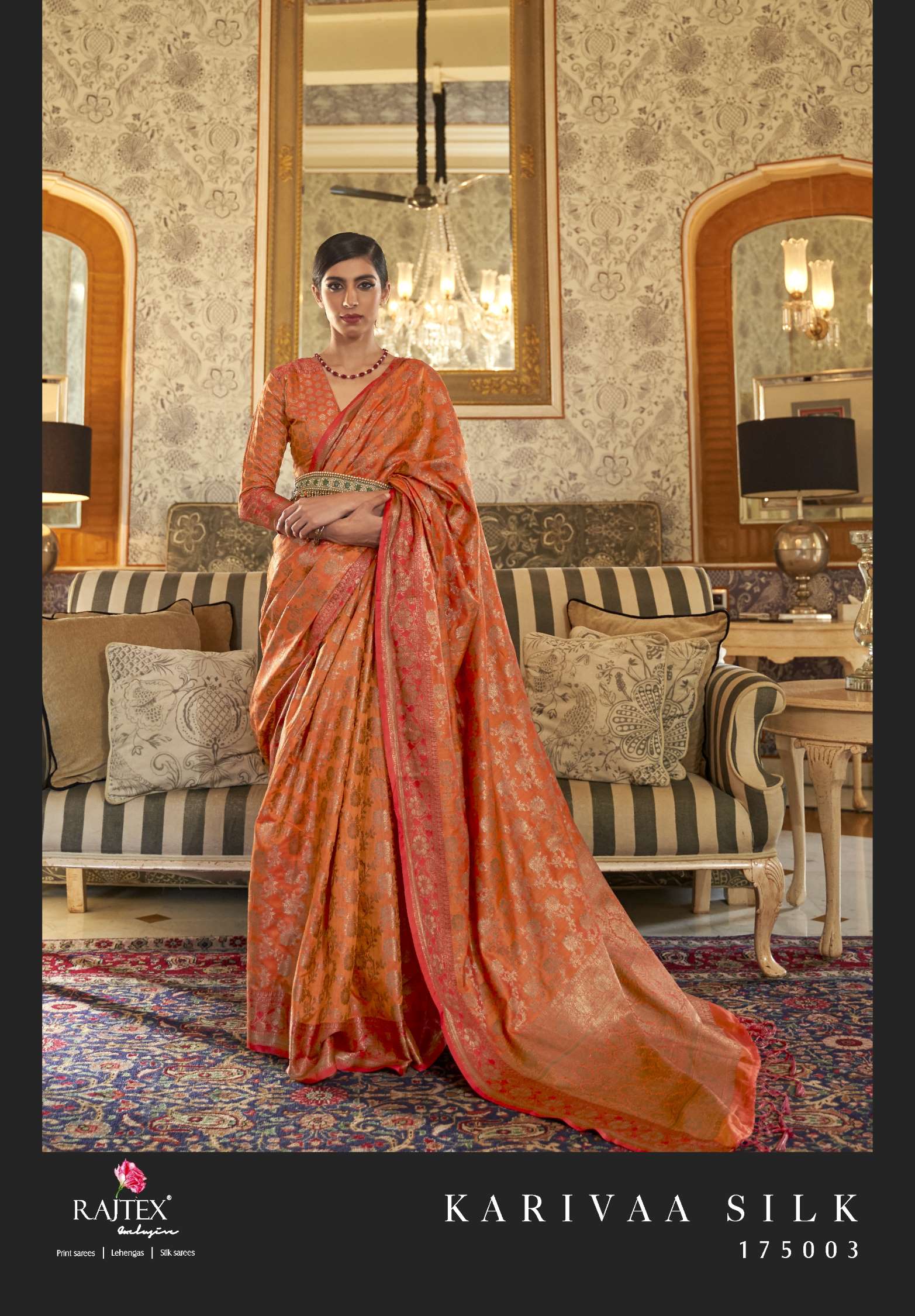 Rajtex Karivaa Handloom Weaving Silk Saree