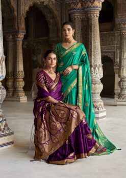 Rajpath Heritage Latest Designer Pure Satin Silk Saree