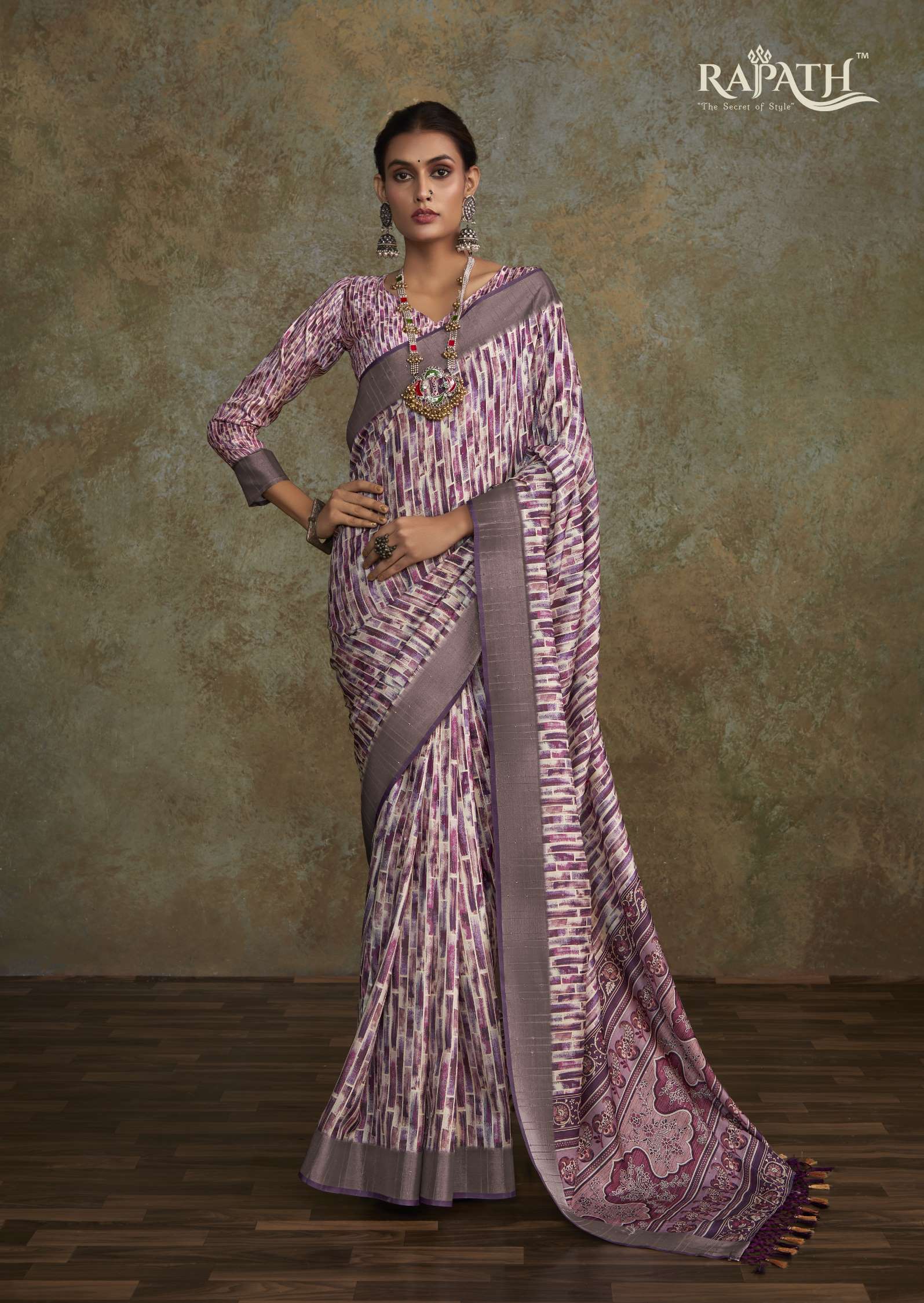 Rajpath Ritika Designer Printed Handloom Silk Saree