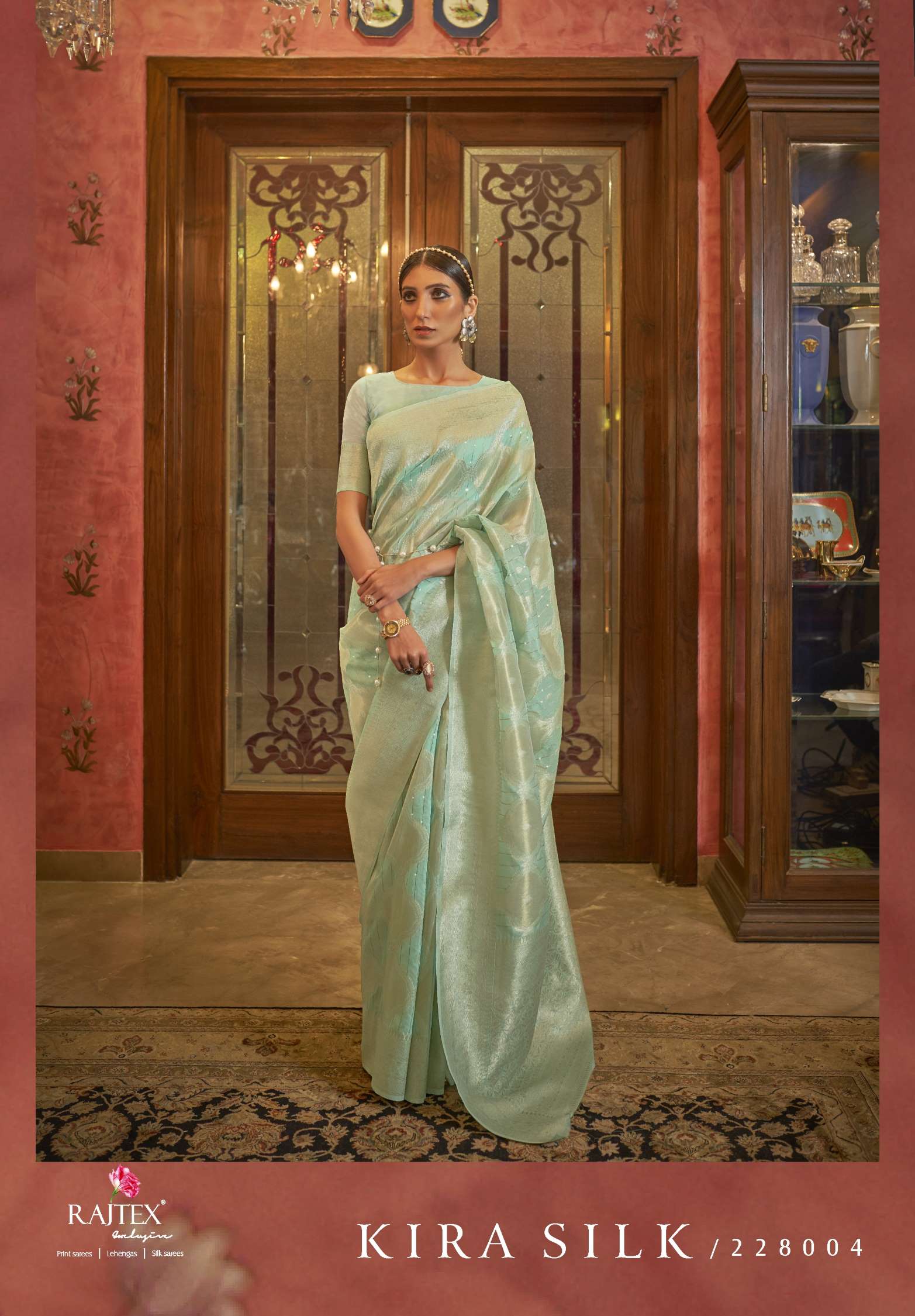 Rajtex Kira Modal Sequence Value Added Silk Sarees