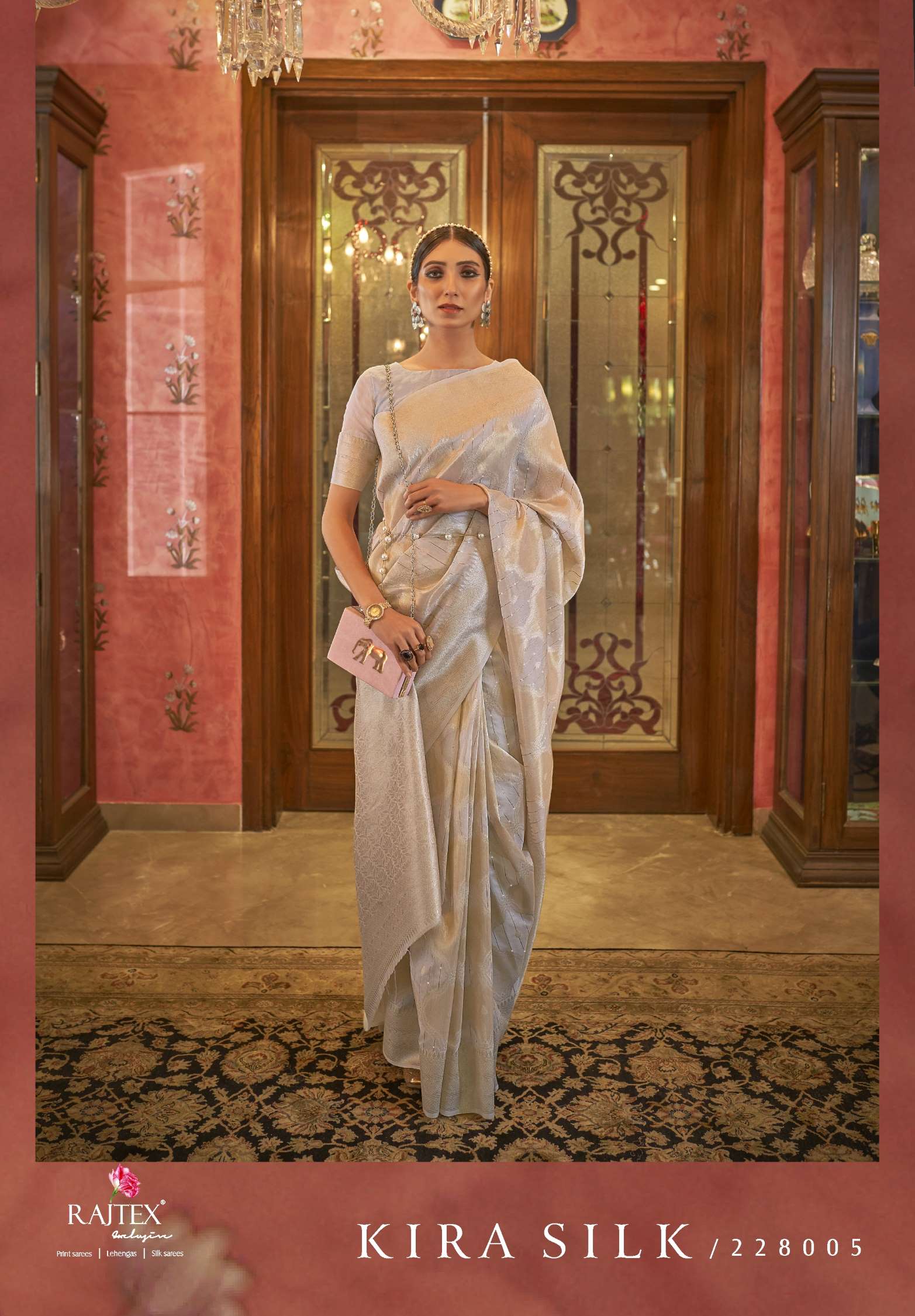 Rajtex Kira Modal Sequence Value Added Silk Sarees