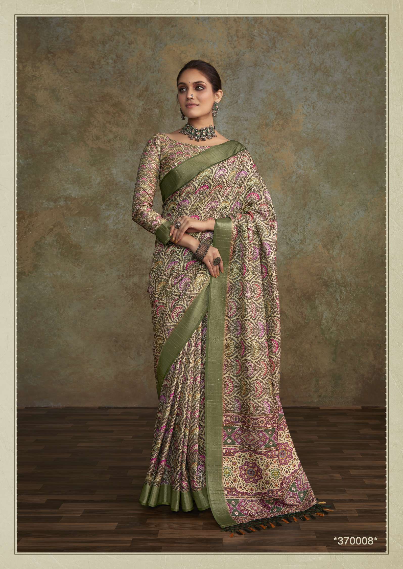 Rajpath Ritika Designer Printed Handloom Silk Saree