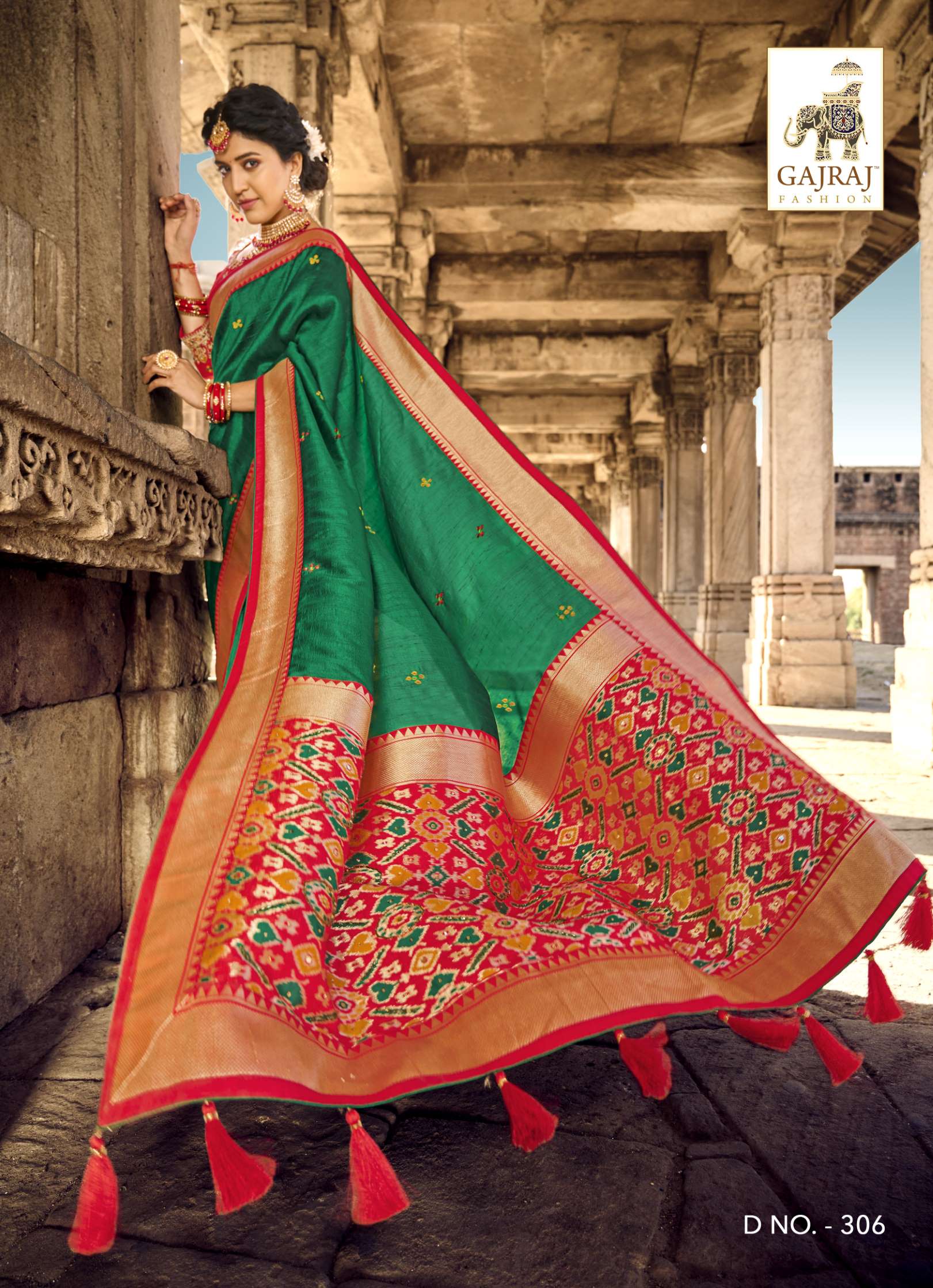 Sumshy Gajraj Fashion Latest Swaroski Pure Banarasi Silk Saree