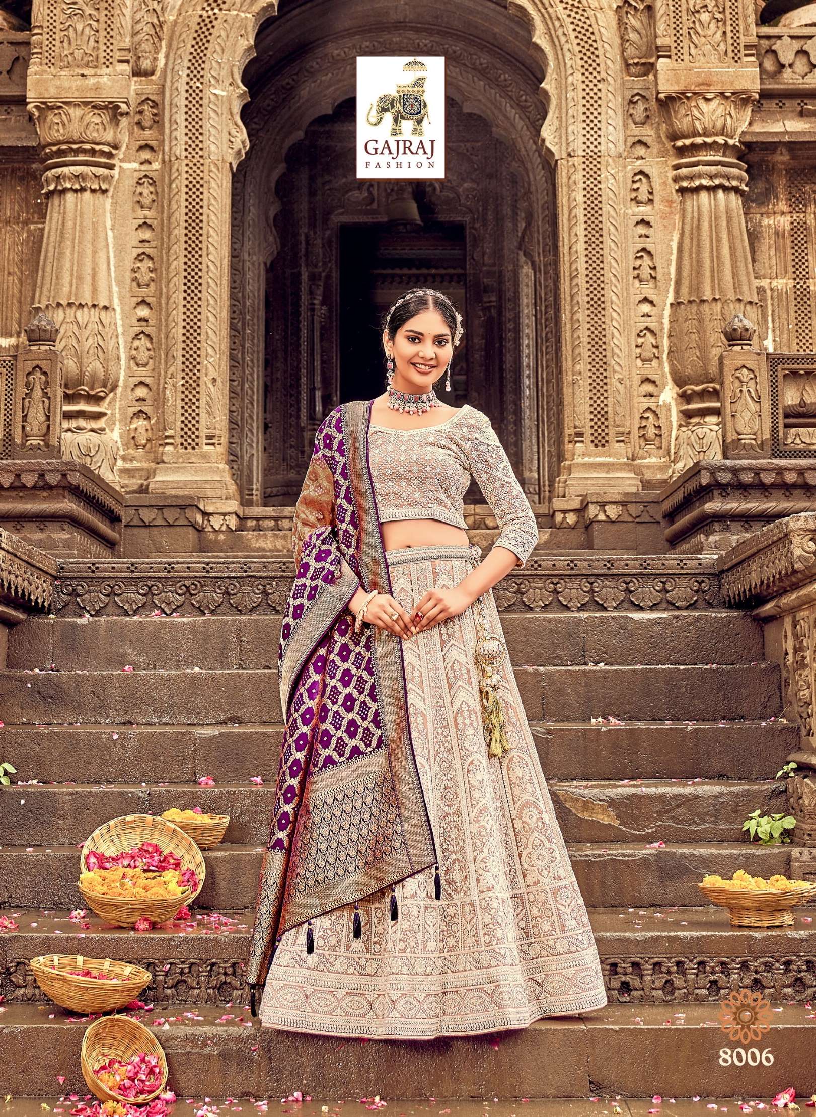Sumshy Wedding Wear Embroidery Georgette Lehenga Choli