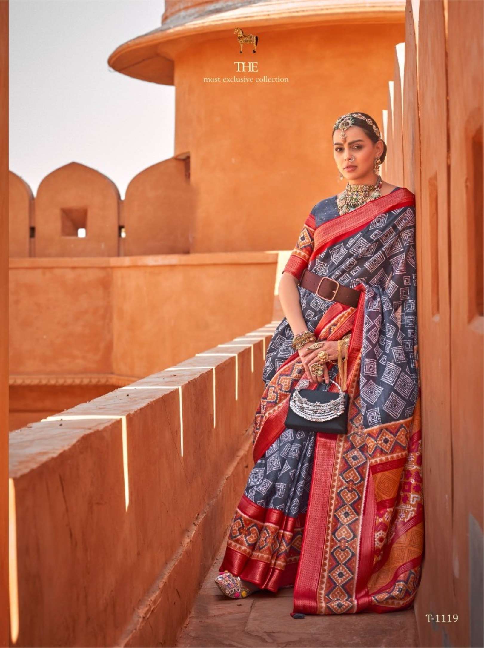 Rath Mrugnayani Designer Foil Print Cotton Silk Saree