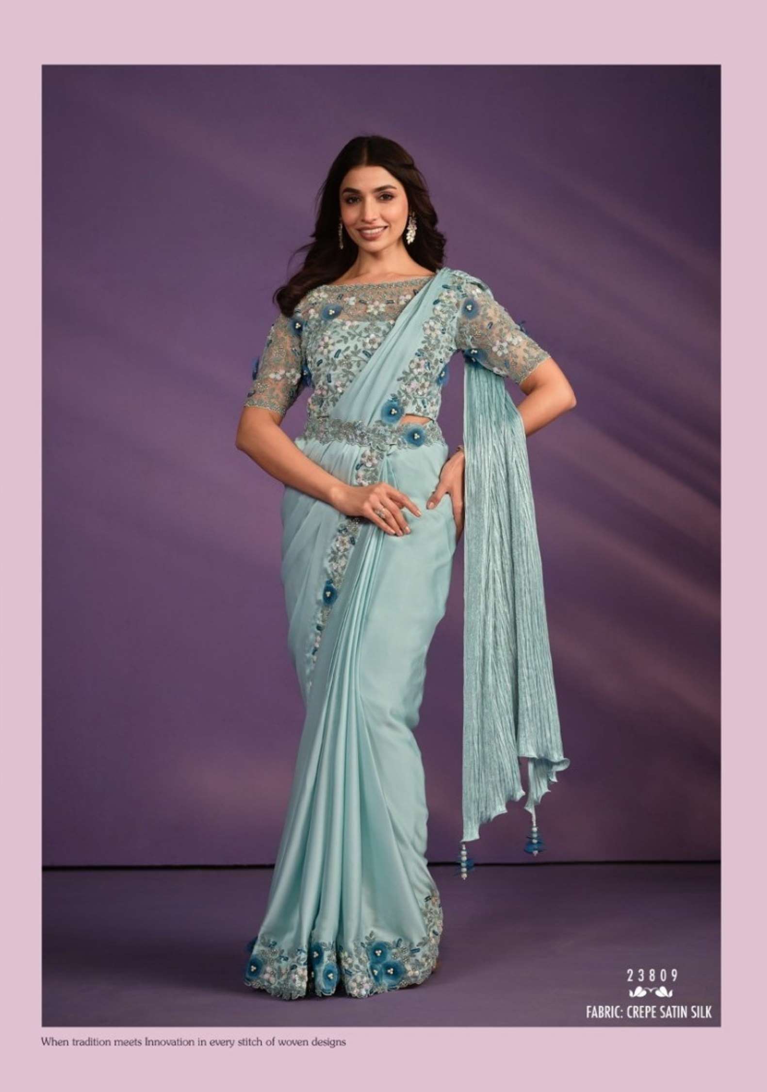 Mahostav Moh Manthan Exotica Designer Fancy Party Wear Saree