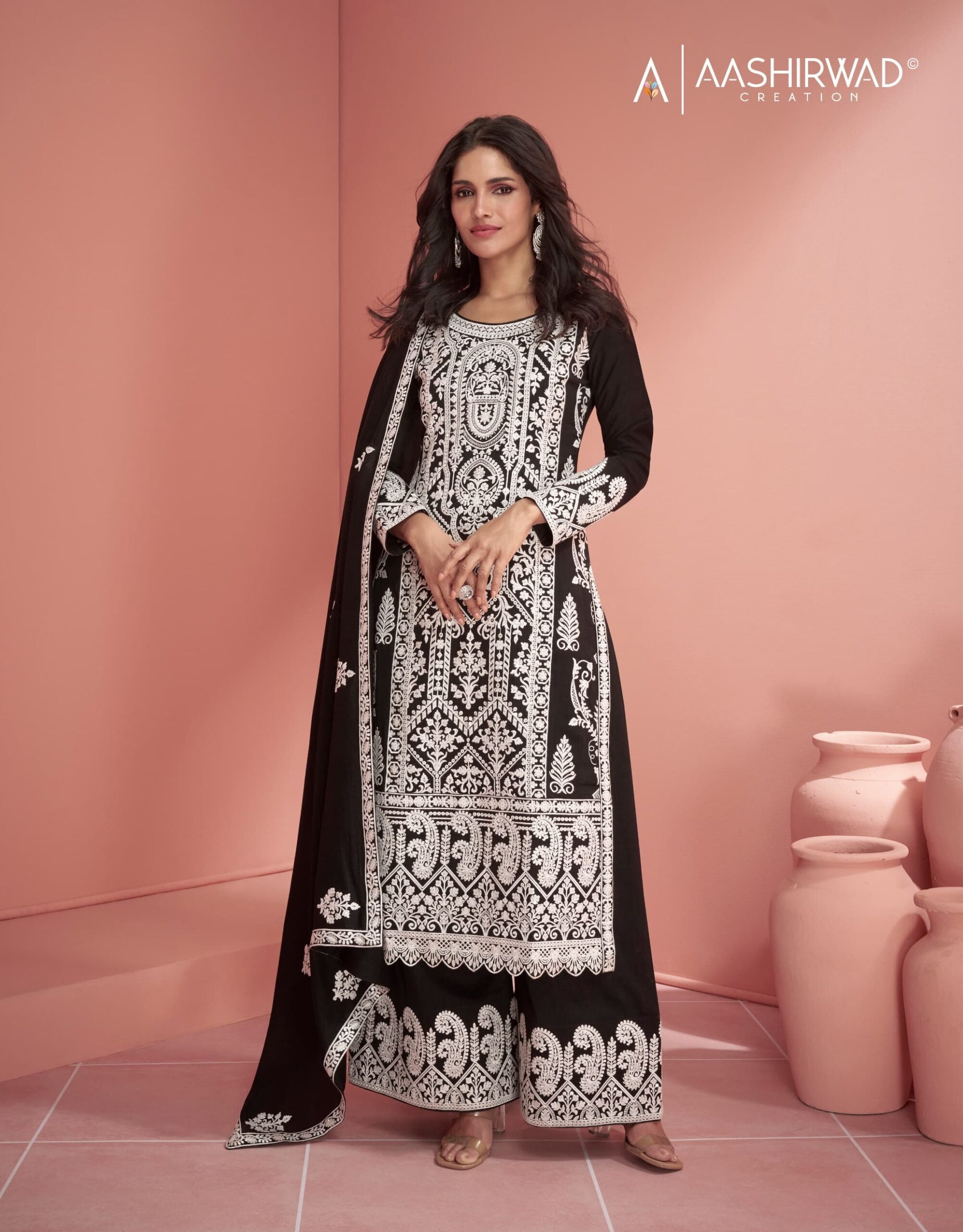 Aashirwad Ruhani Designer Premium Silk Readymade Suit