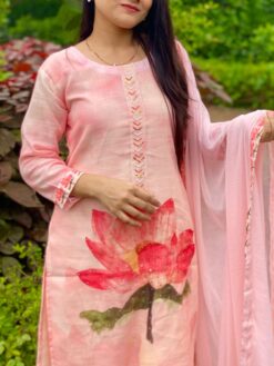 Sumshy Ruhaani Digital Printed Cotton Slub Readymade Dress