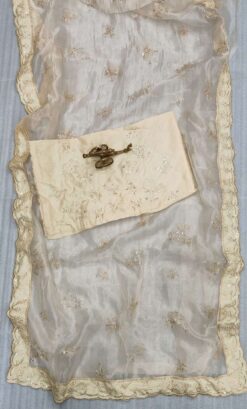 Sumshy New Fancy Embroidery Heavy Organza Saree