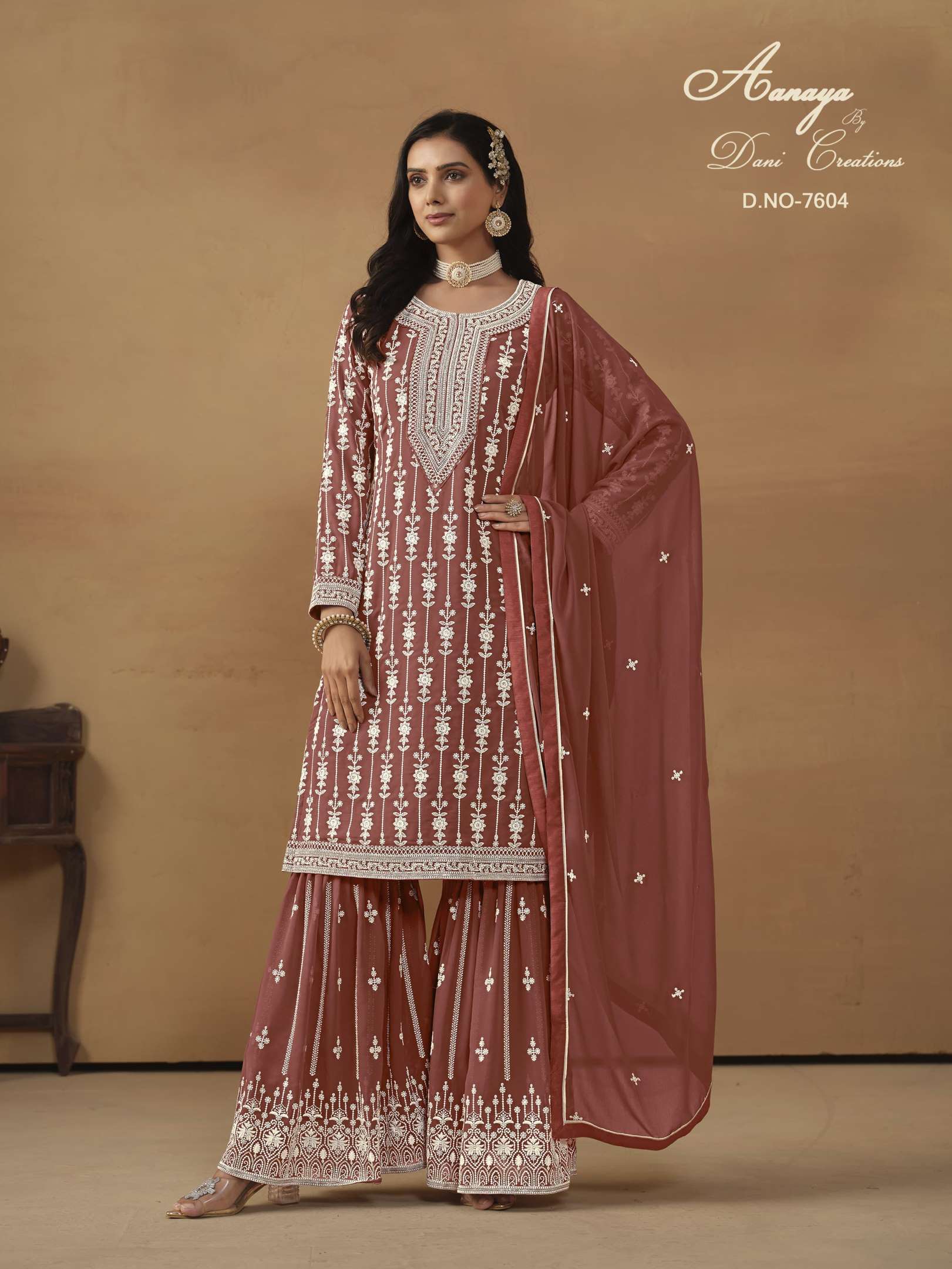 Sumshy Aanaya Faux Georgette Readymade Dress
