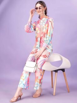 Sumshy Latest Printed Cotton Rayon Co-ord Set