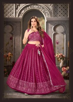 Sumshy Embroidery Pure Georgette Lehenga Choli