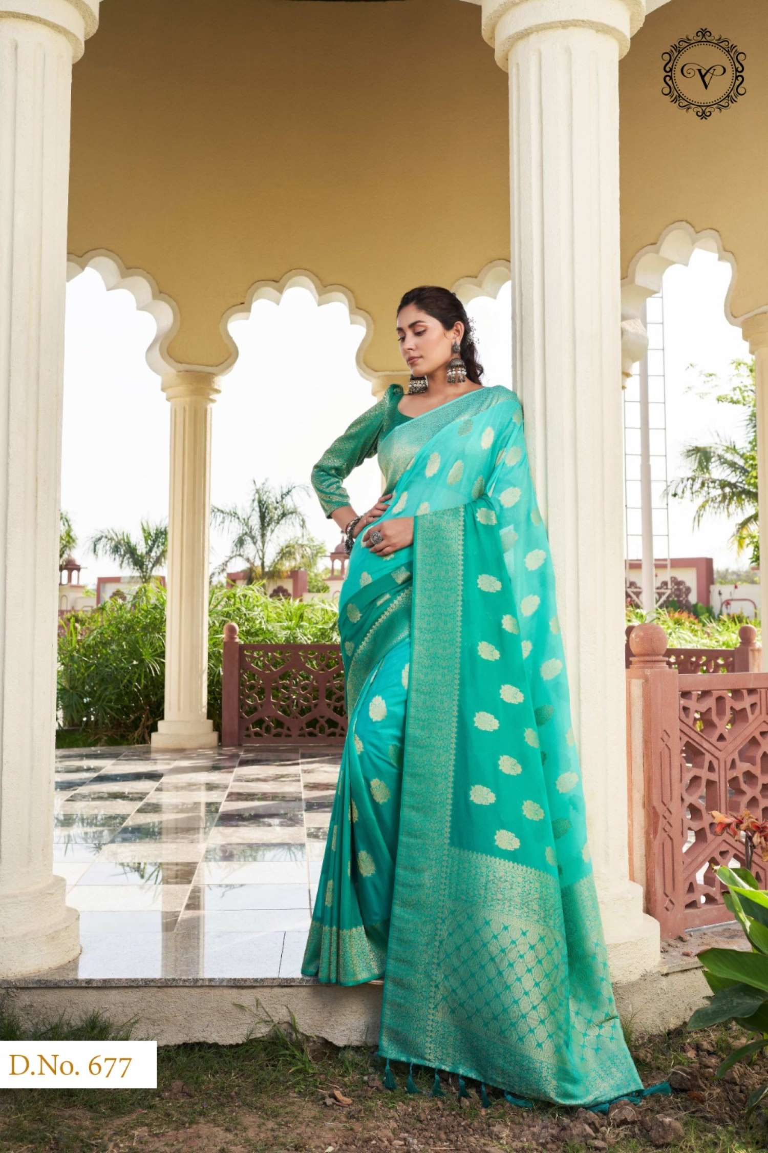 Sumshy Wedding Wear Georgette Saree
