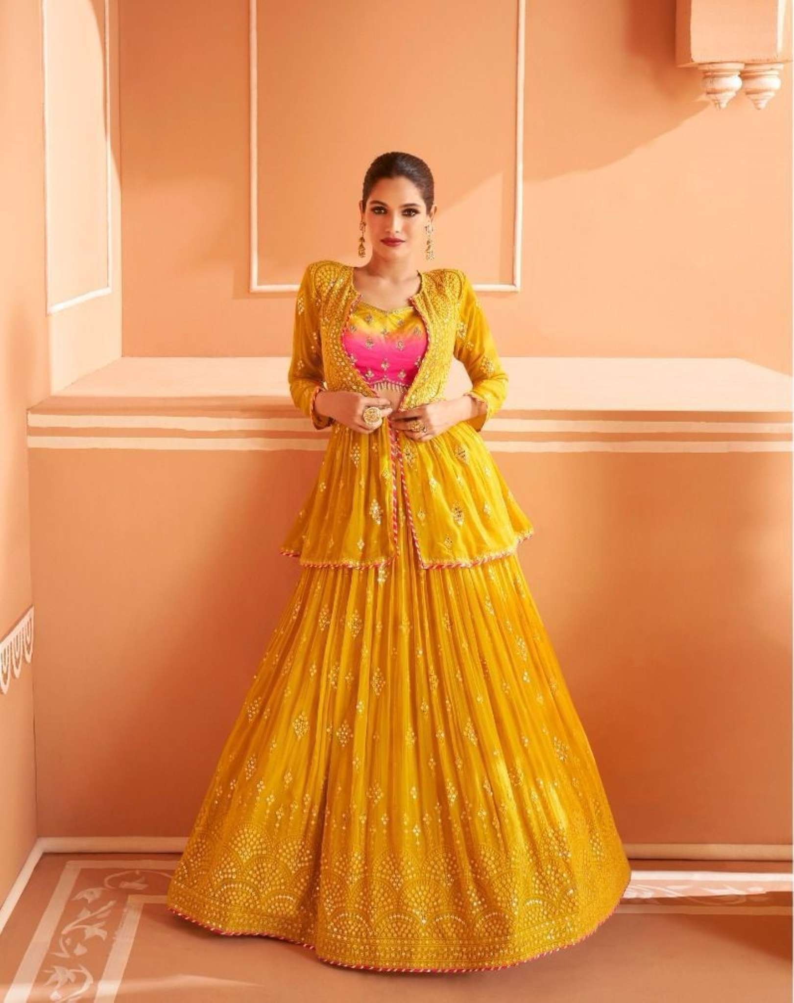 Sayuri Kalishta Embroidery Real Georgette Lehenga Choli