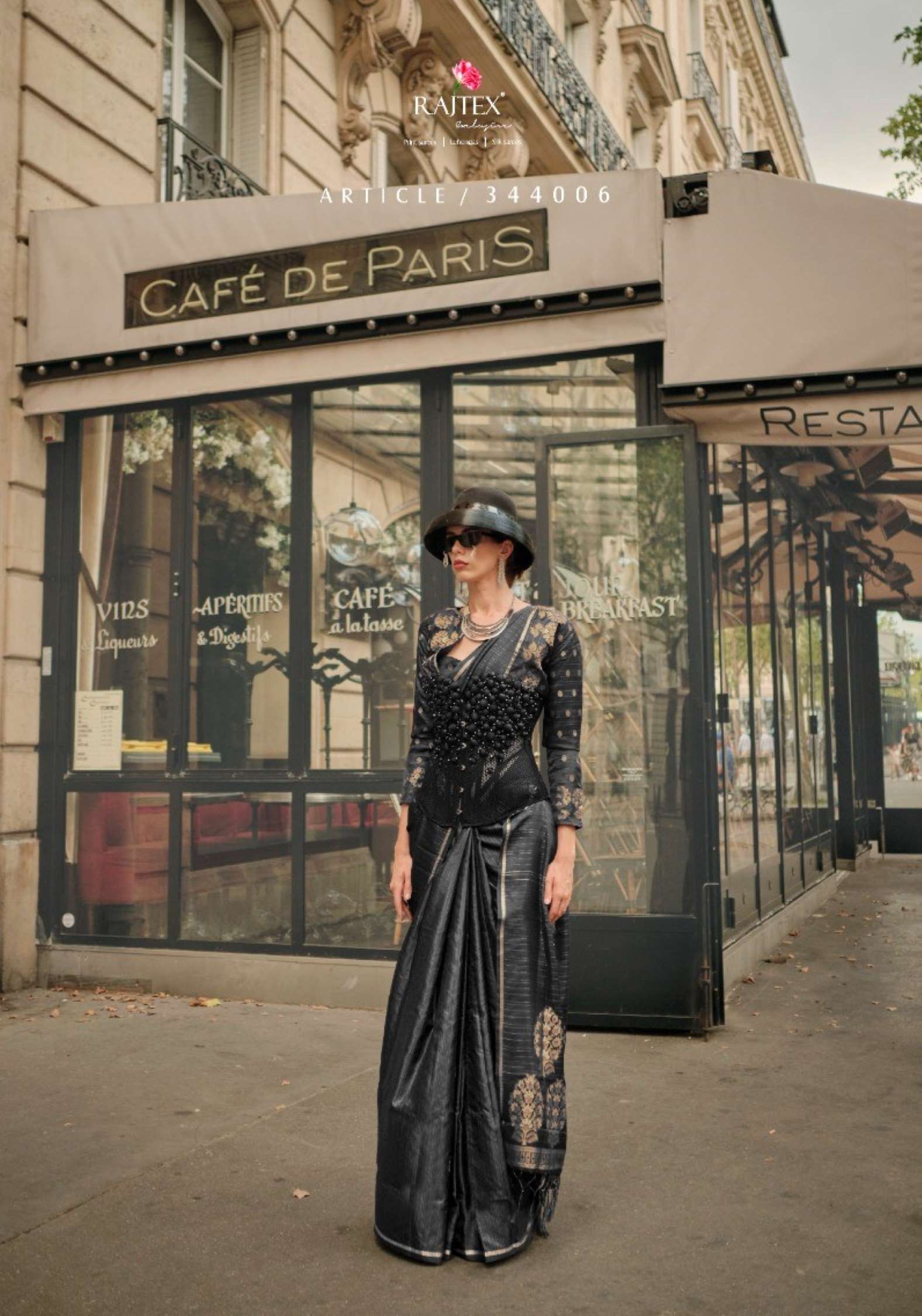 Rajtex Kronicle Satin Zari Weaving Handloom Silk Saree