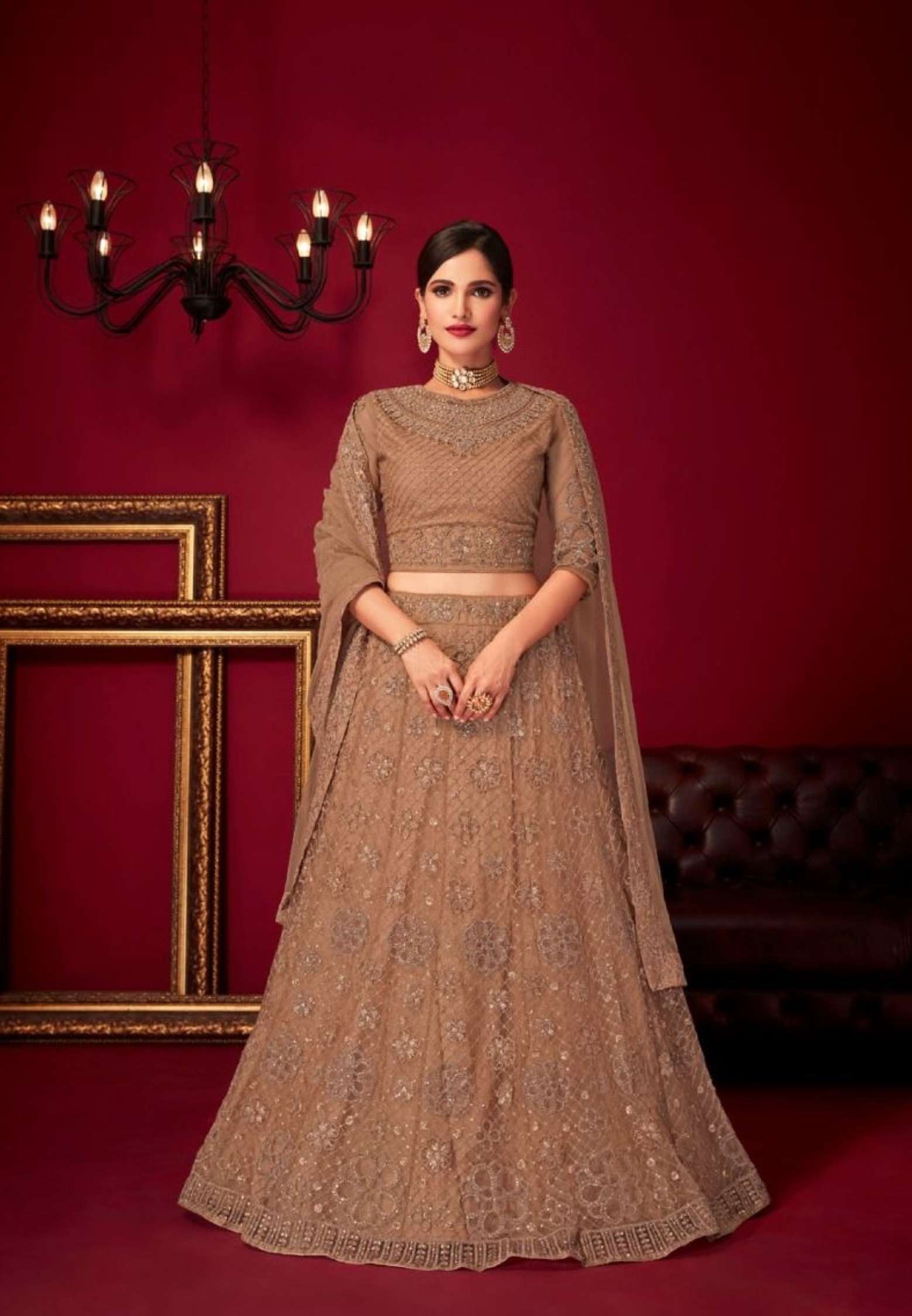 Sumshy Wedding Wear Heavy Net With Silk Lehenga Choli