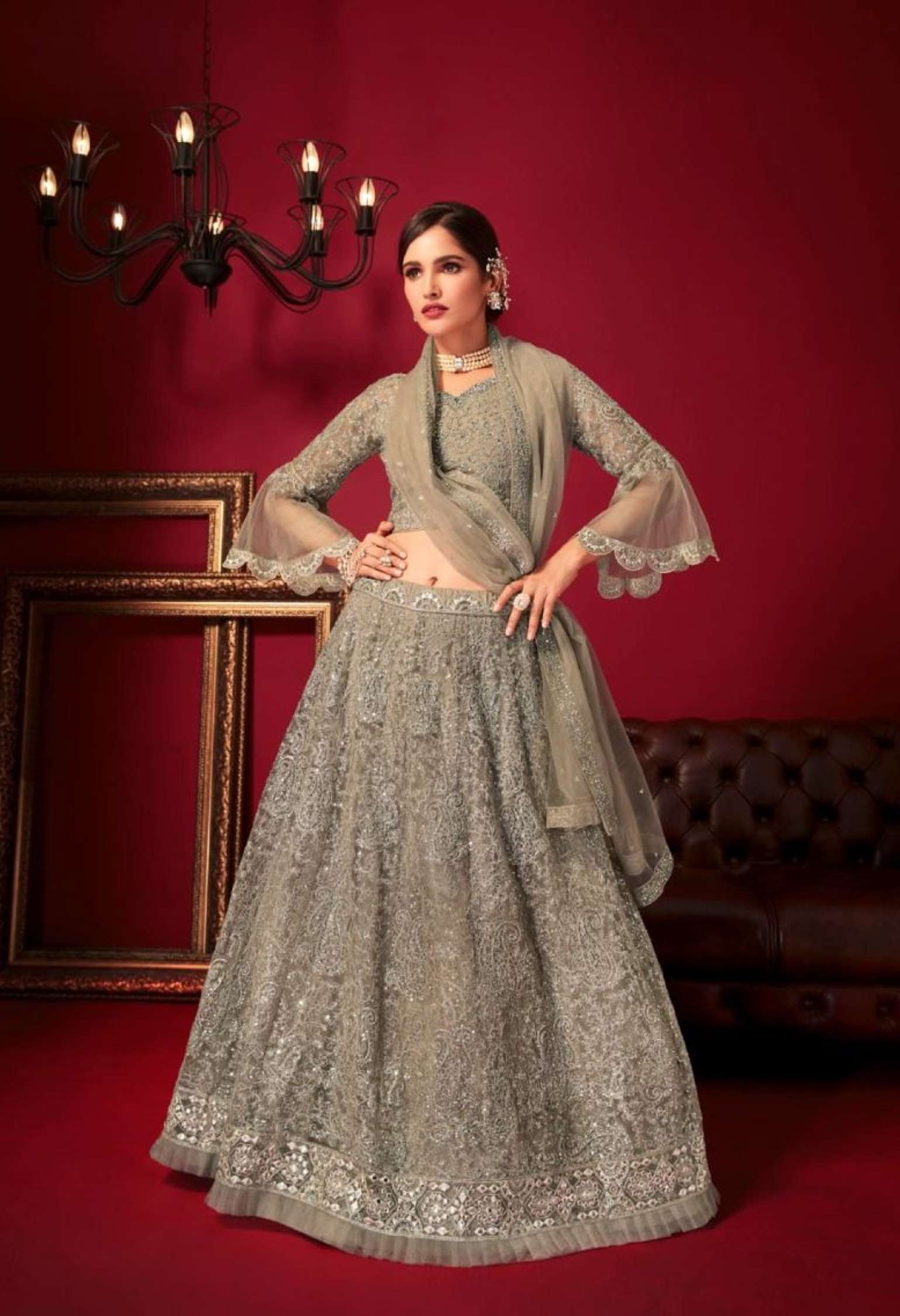 Sumshy Wedding Wear Heavy Net With Silk Lehenga Choli