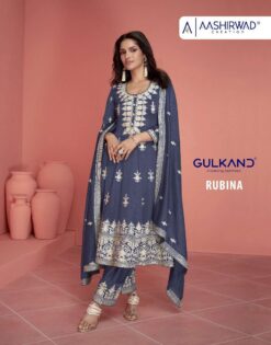 Aashirwad Rubina Premium Silk Readymade Dress