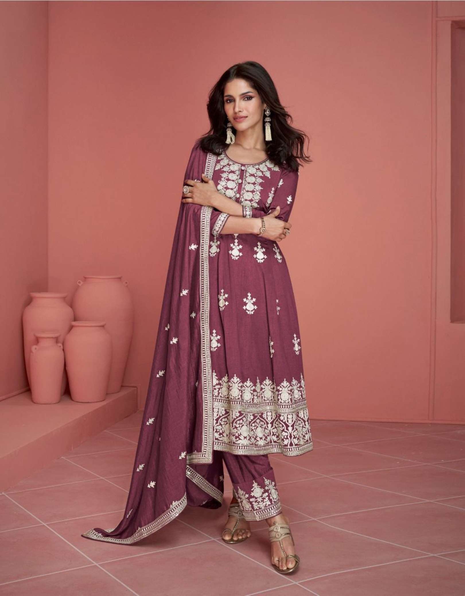 Aashirwad Rubina Premium Silk Readymade Dress