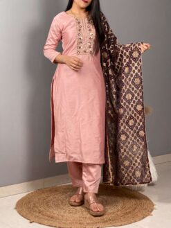 Sumshy Ladies Wear Cotton Silk Handwork Readymade Dress