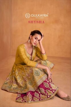 Gulkayra Shysha Embroidery Real Chinon Readymade Dress