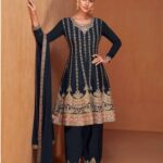 Gulkayra Shysha Embroidery Real Chinon Readymade Dress