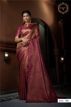 Sumshy Wedding Wear Zari Weaving Kanjivaram Silk Sarees