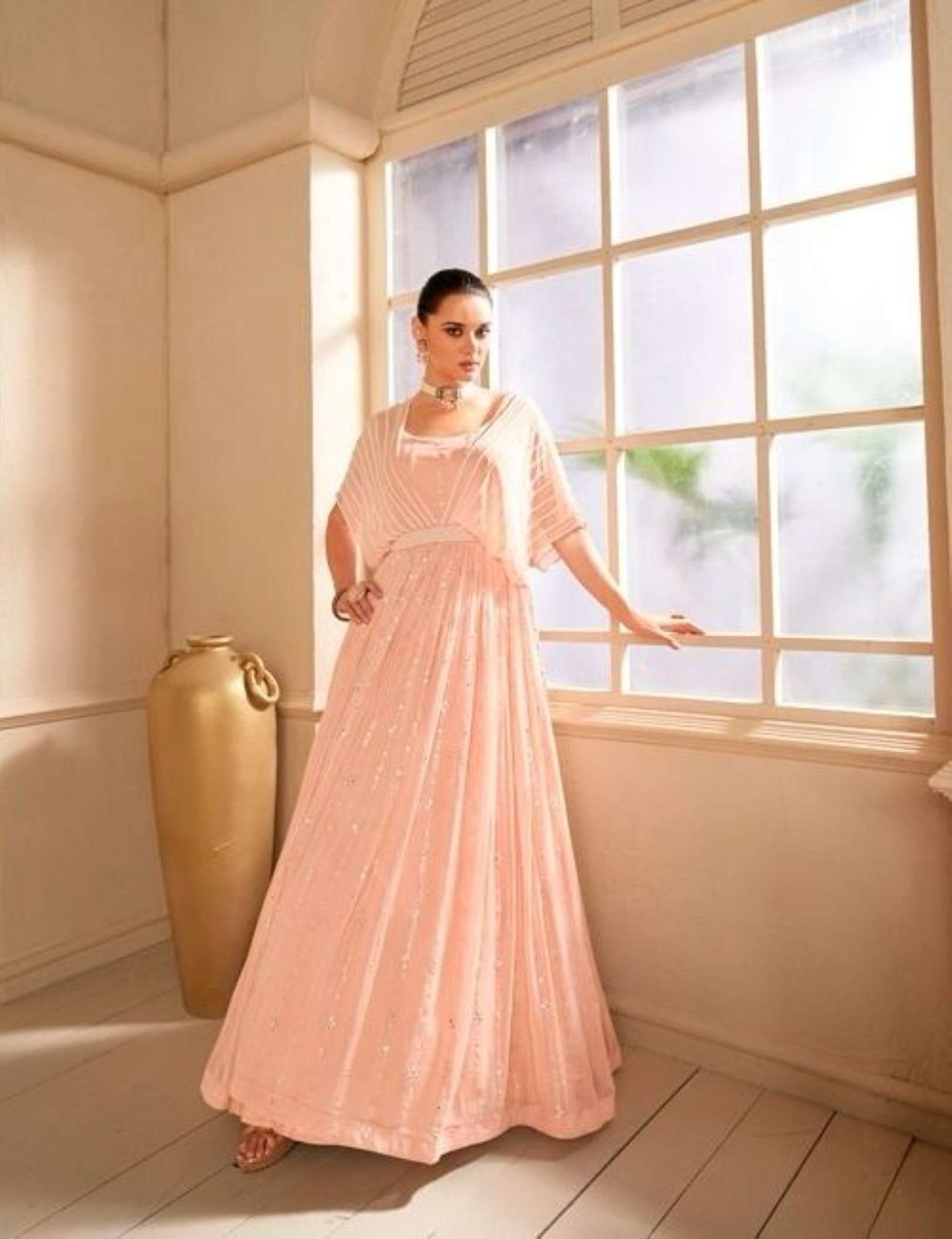 Sayuri Vasansi Silk Real Georgette Readymade Dress