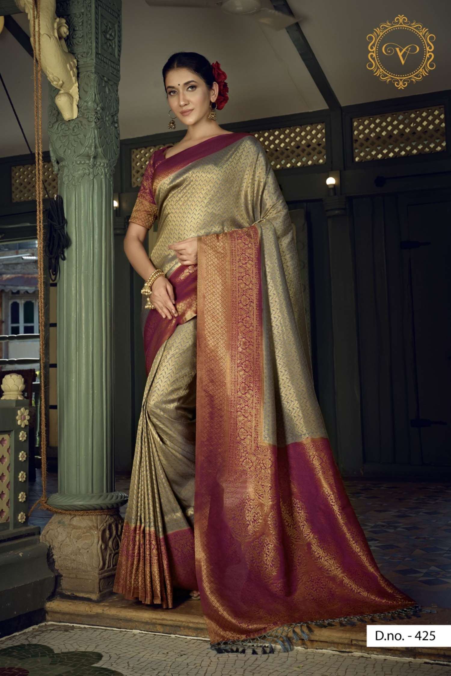 Sumshy Zari Weaving Soft Silk Wedding Wear Sarees