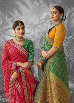 Sumshy Latest Wedding Wear Designer Silk Saree Online