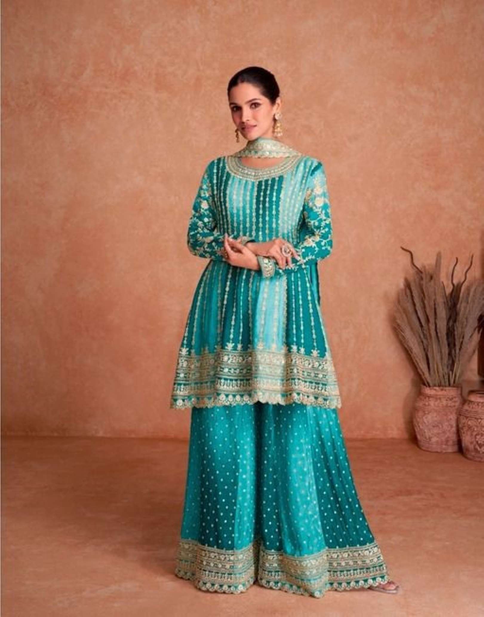 Gulkayra Vaani Vol.2 Real Chinon Embroidered Readymade Dress