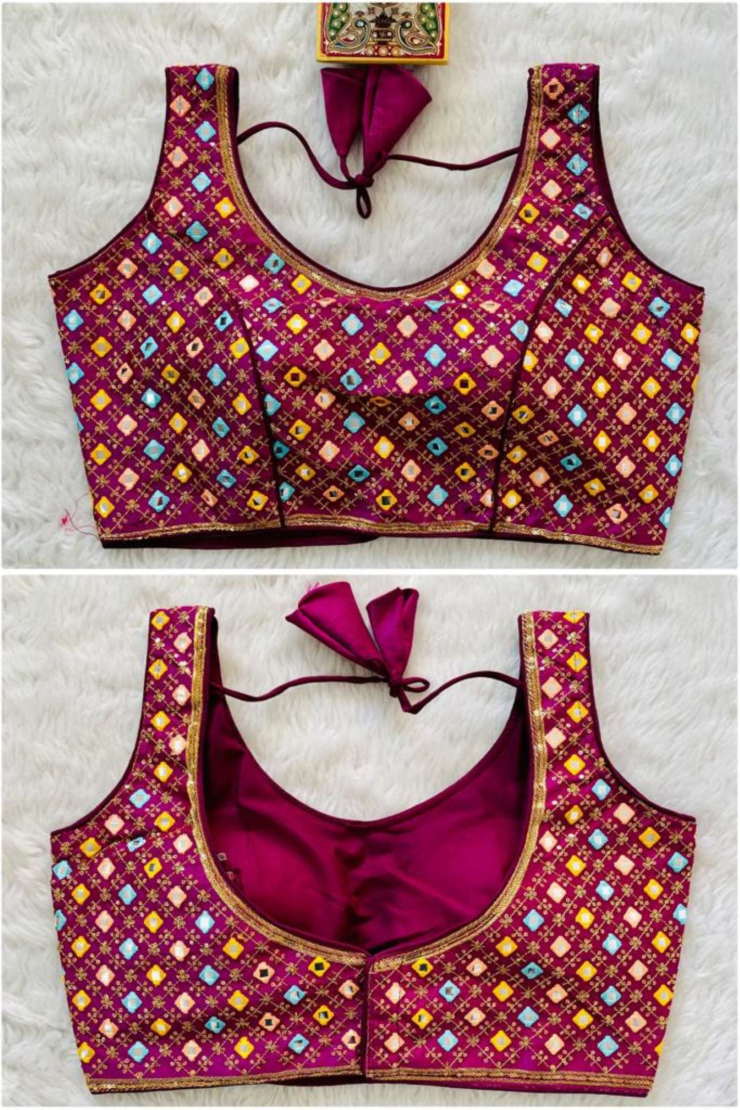 Sumshy Ladies Wear Heavy Phantom Silk Designer Blouse