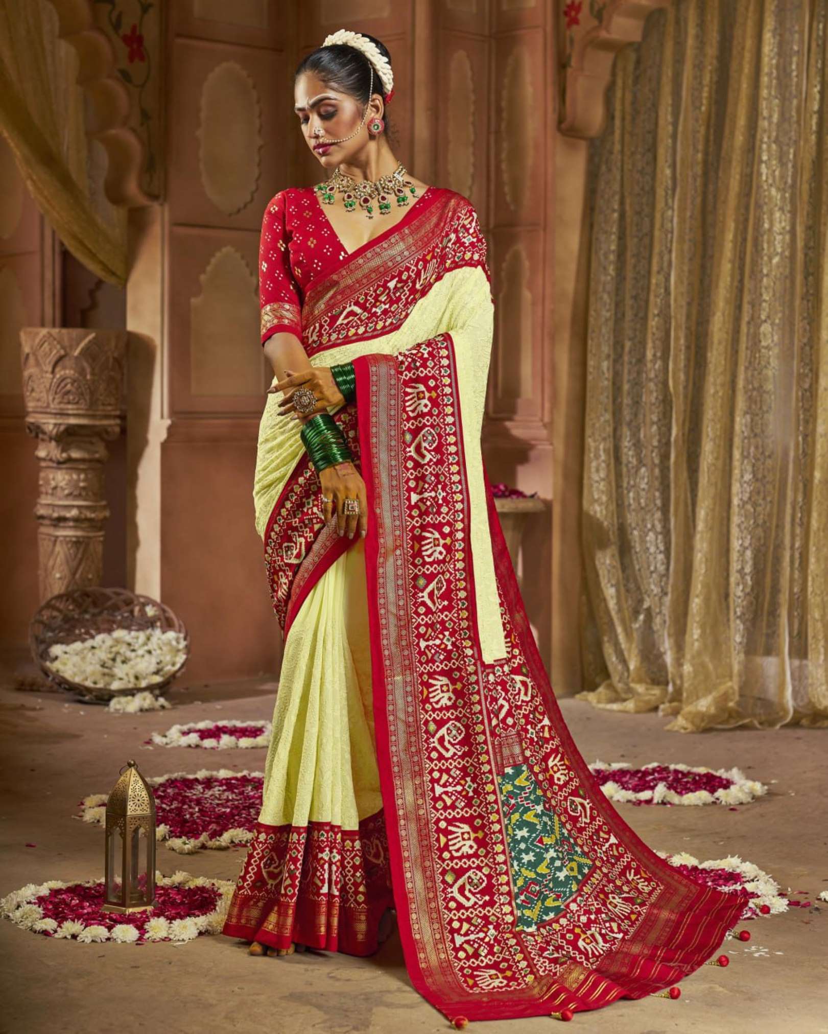 Sumshy Wedding Wear Premium Georgette Sarees