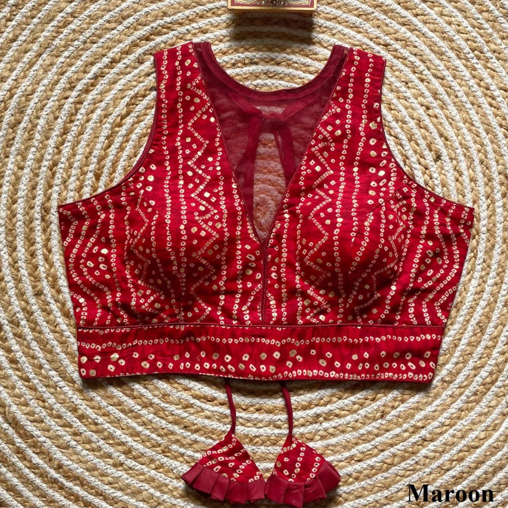 Sumshy Ladies Wear Printed Milan Silk Readymade Blouse