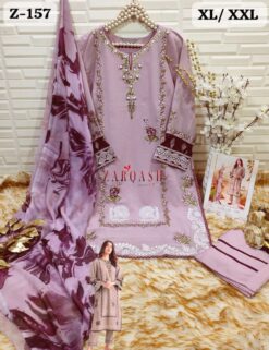 Sumshy Zarqash Latest Designer Heavy Georgette Pakistani Suits