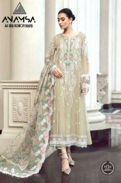 Sumshy Anamsa Wedding Wear Georgette Dress Material