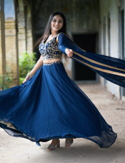 Sumshy Party Wear Embroidery Georgette Lehenga Choli