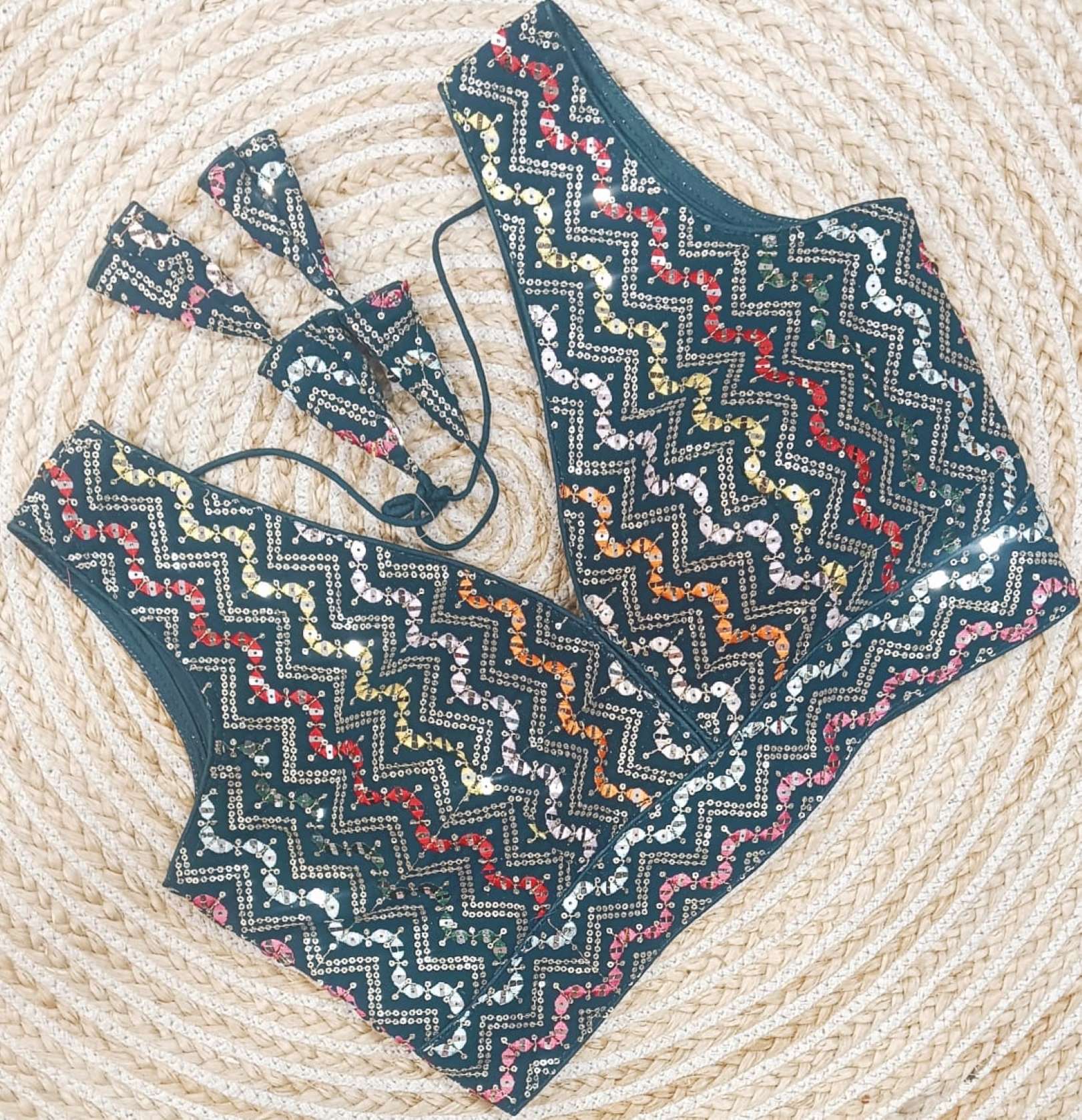 Sumshy Bollywood Big Size Multi Georgette Blouse