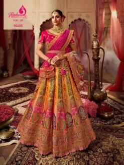 Royal Vrindavan Bridal Wear Banarasi Silk Lehenga Choli