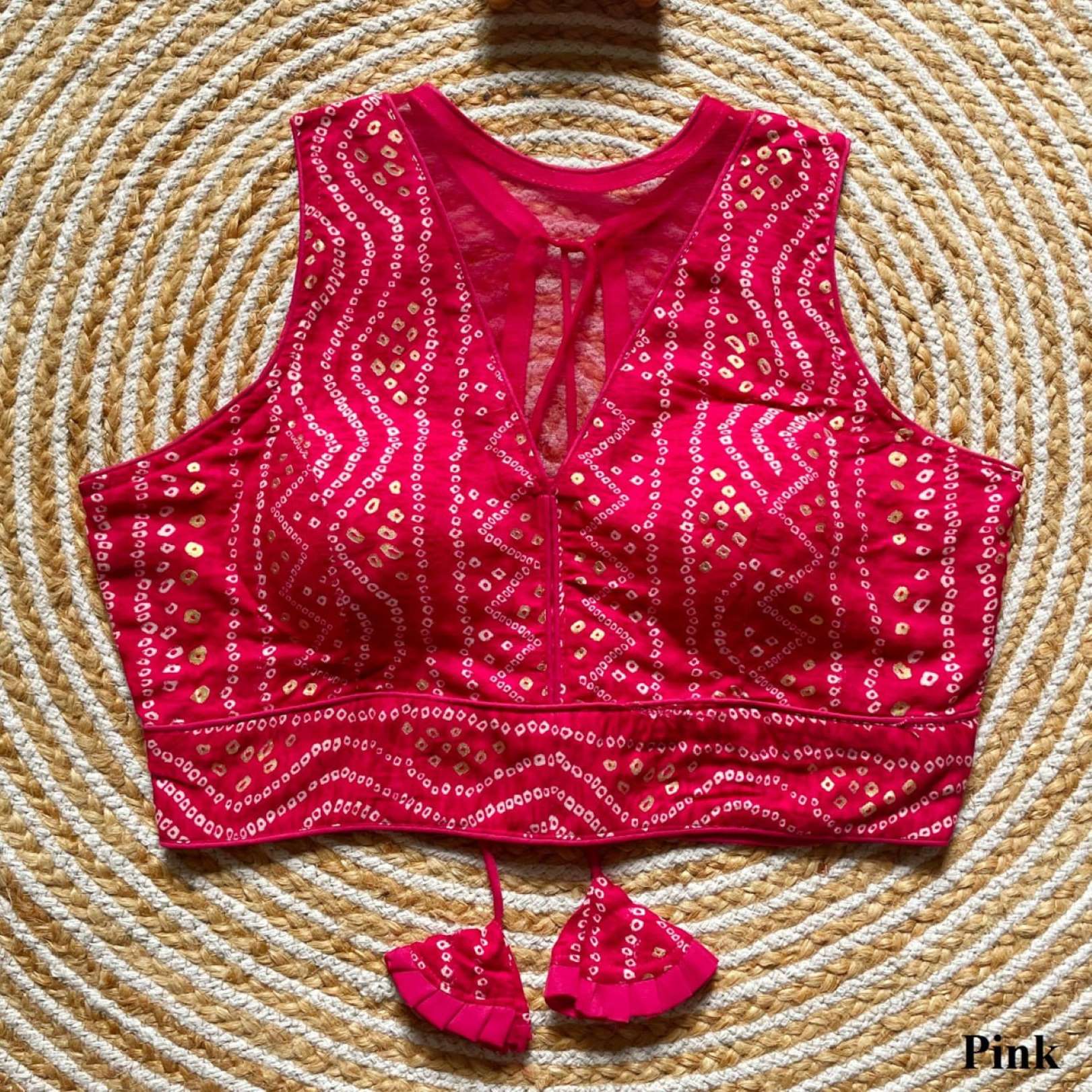 Sumshy Ladies Wear Printed Milan Silk Readymade Blouse